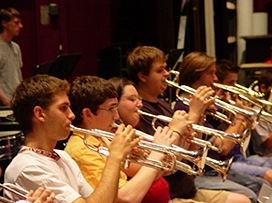Trumpet Practice at Eastern U.S. Music Camp
